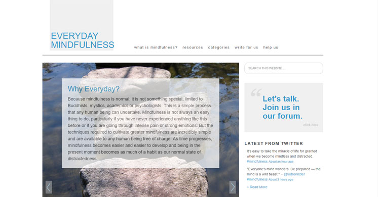 everyday mindfulness everyday mindfulness